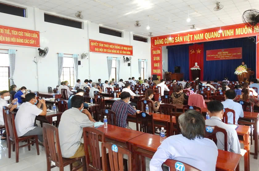 Bạc Liêu: Trung tâm Trợ giúp pháp lý thực hiện 5.218 vụ việc