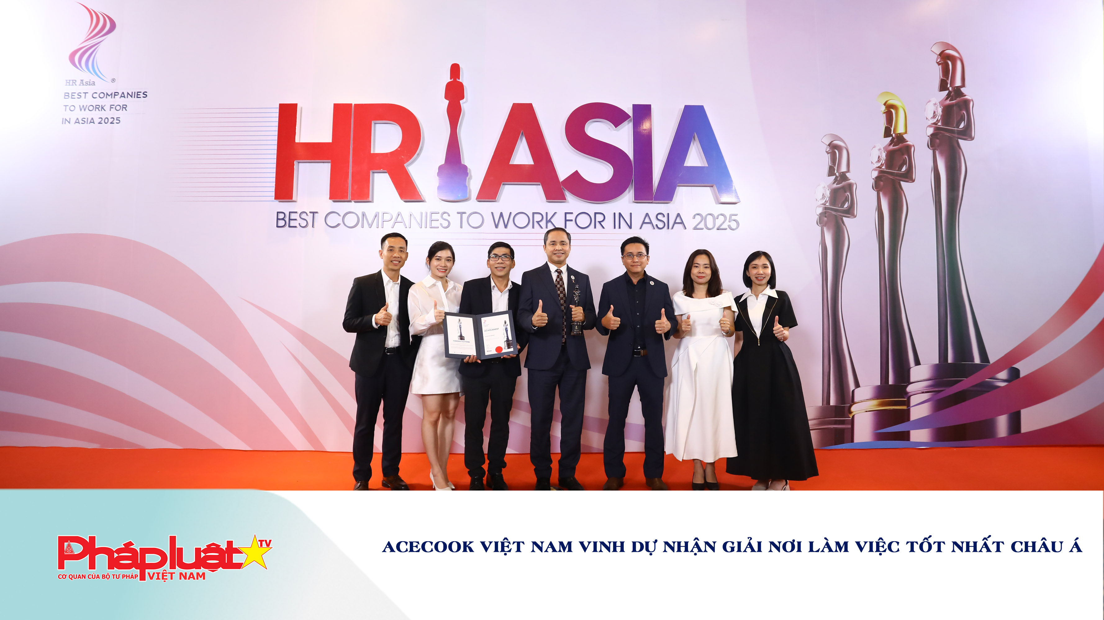 Acecook Việt Nam vinh dự nhận giải Nơi làm việc tốt nhất Châu Á 