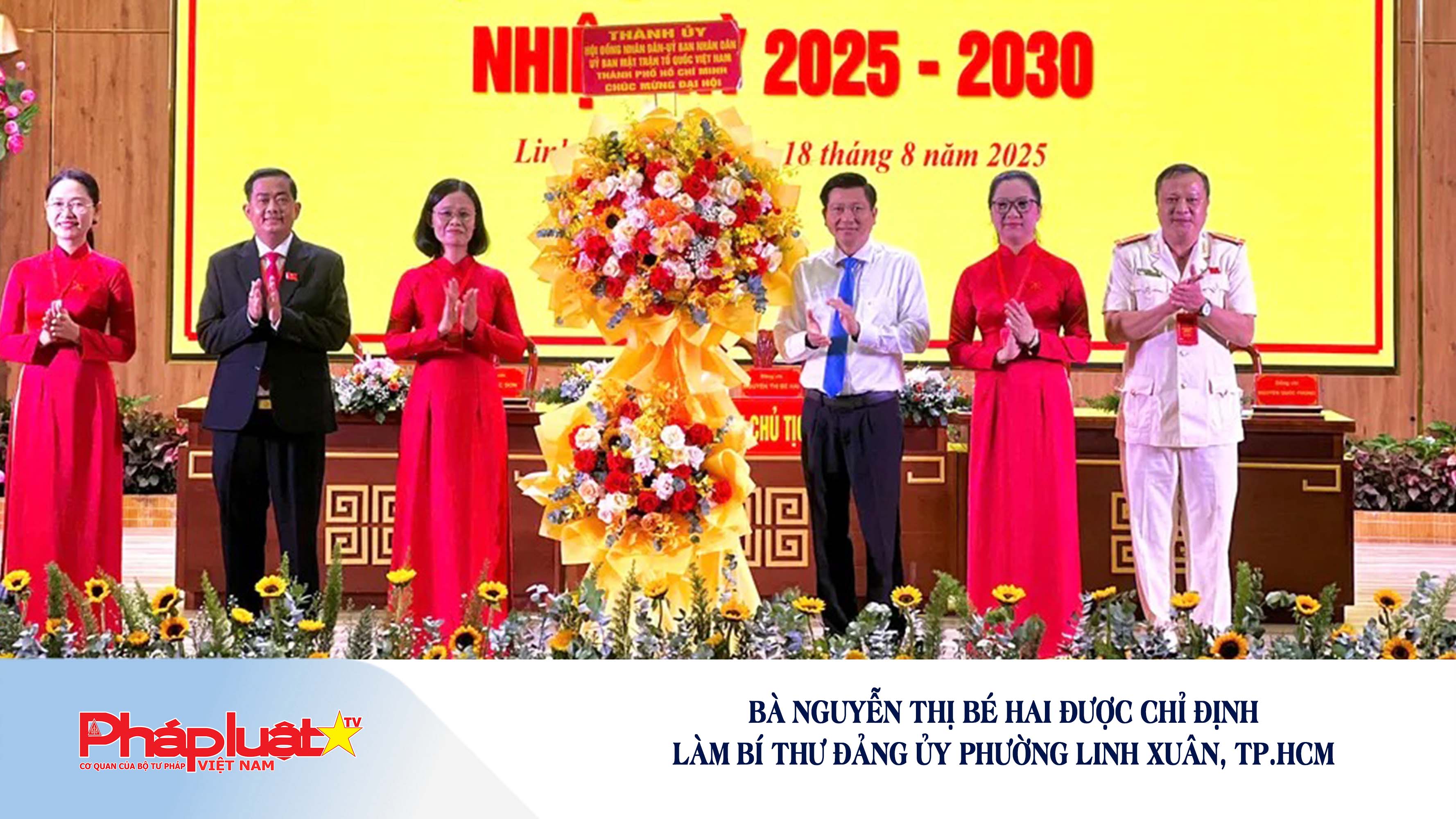 Bà Nguyễn Thị Bé Hai được chỉ định làm Bí thư Đảng ủy phường Linh Xuân, TP.HCM 

