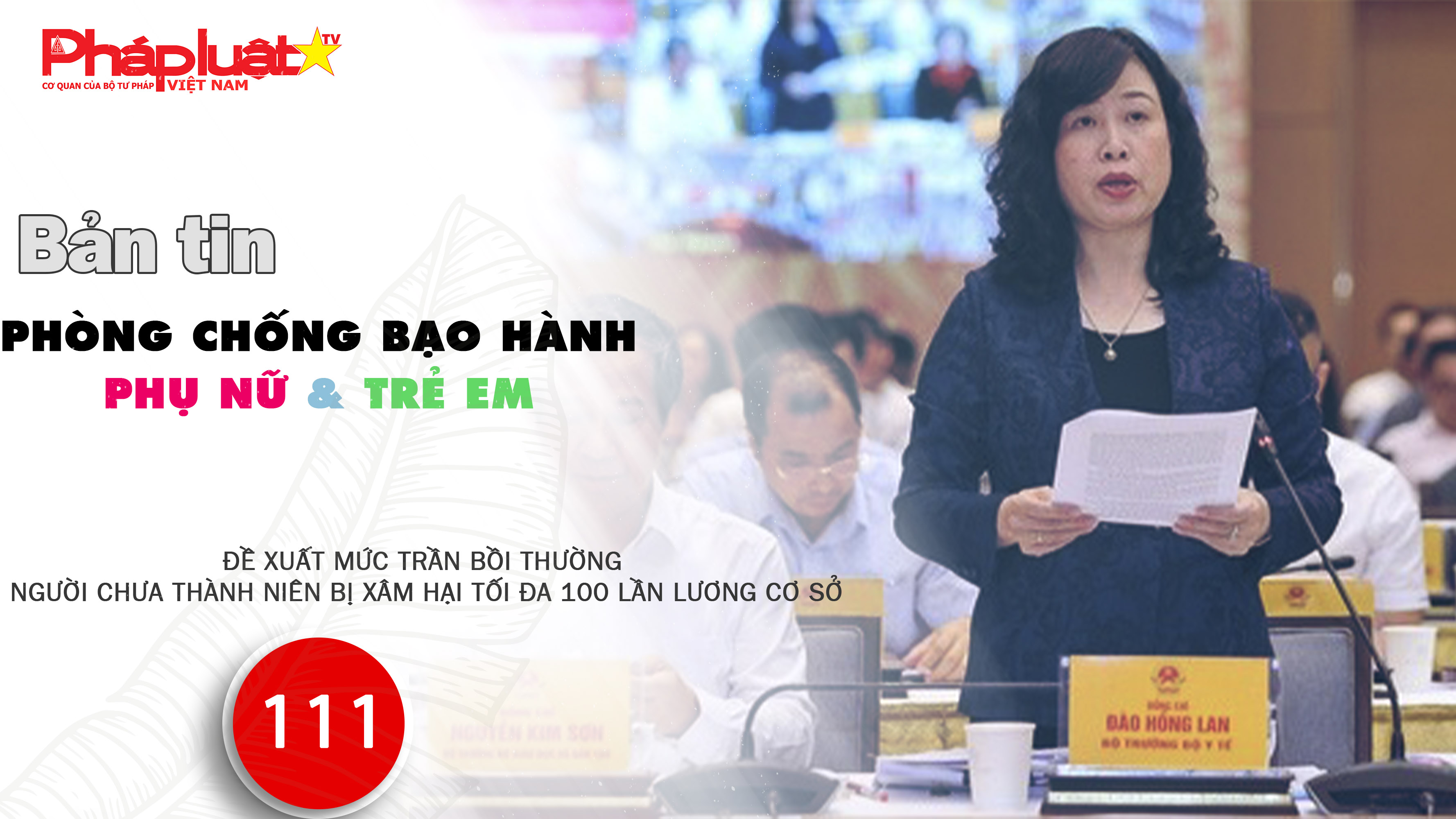 Bản tin Phòng chống Bạo hành Phụ nữ và Trẻ em (ngày 30/9/2025): Đề xuất mức trần bồi thường người chưa thành niên bị xâm hại tối đa 100 lần lương cơ sở