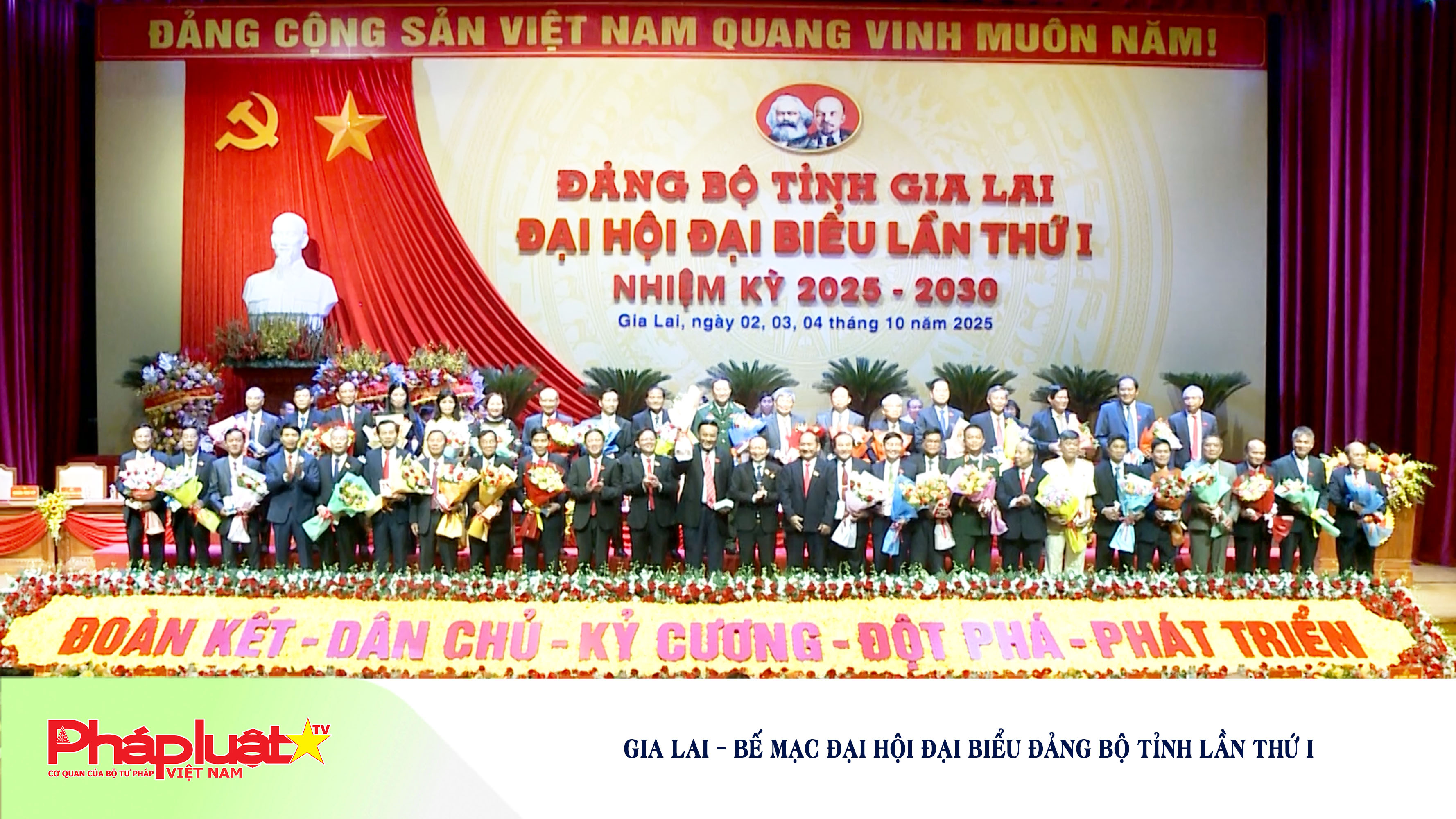 Gia Lai – Bế mạc Đại hội đại biểu Đảng bộ tỉnh lần thứ I

