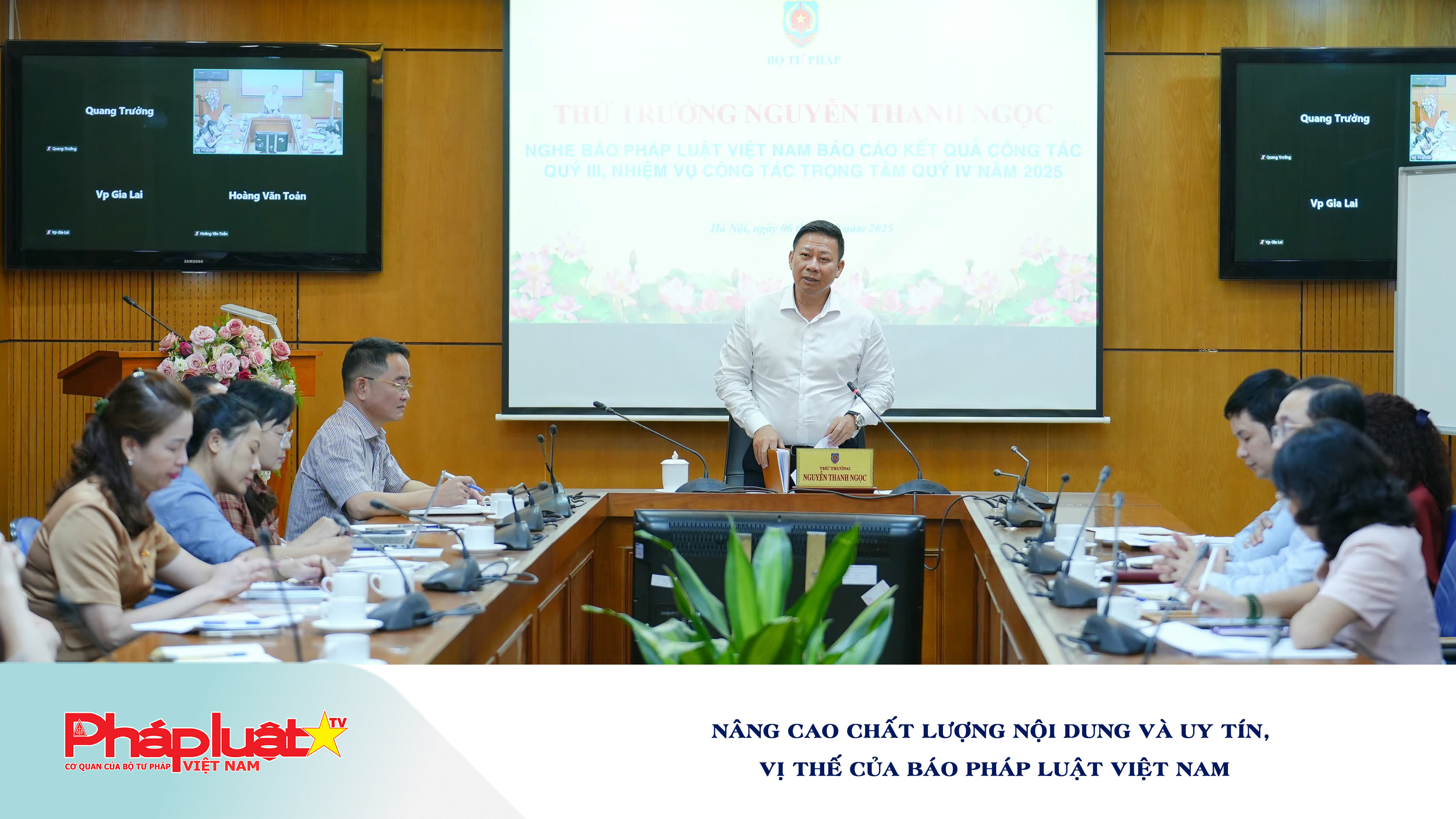 Nâng cao chất lượng nội dung và uy tín, vị thế của Báo Pháp luật Việt Nam