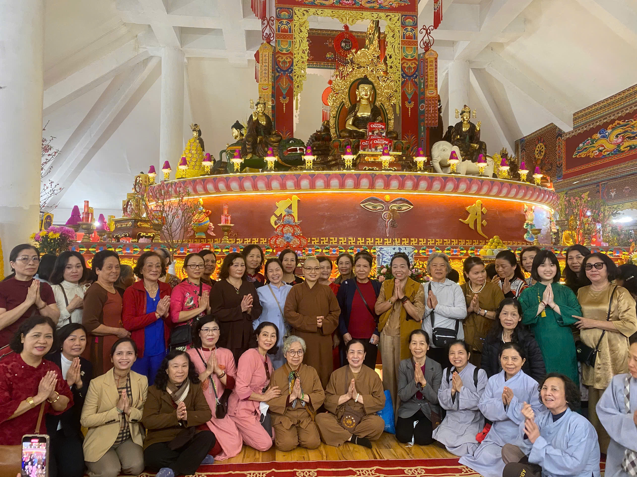 Chùa Ngòi khai khóa tu đầu năm, lan tỏa thông điệp từ bi và an lành đầu xuân