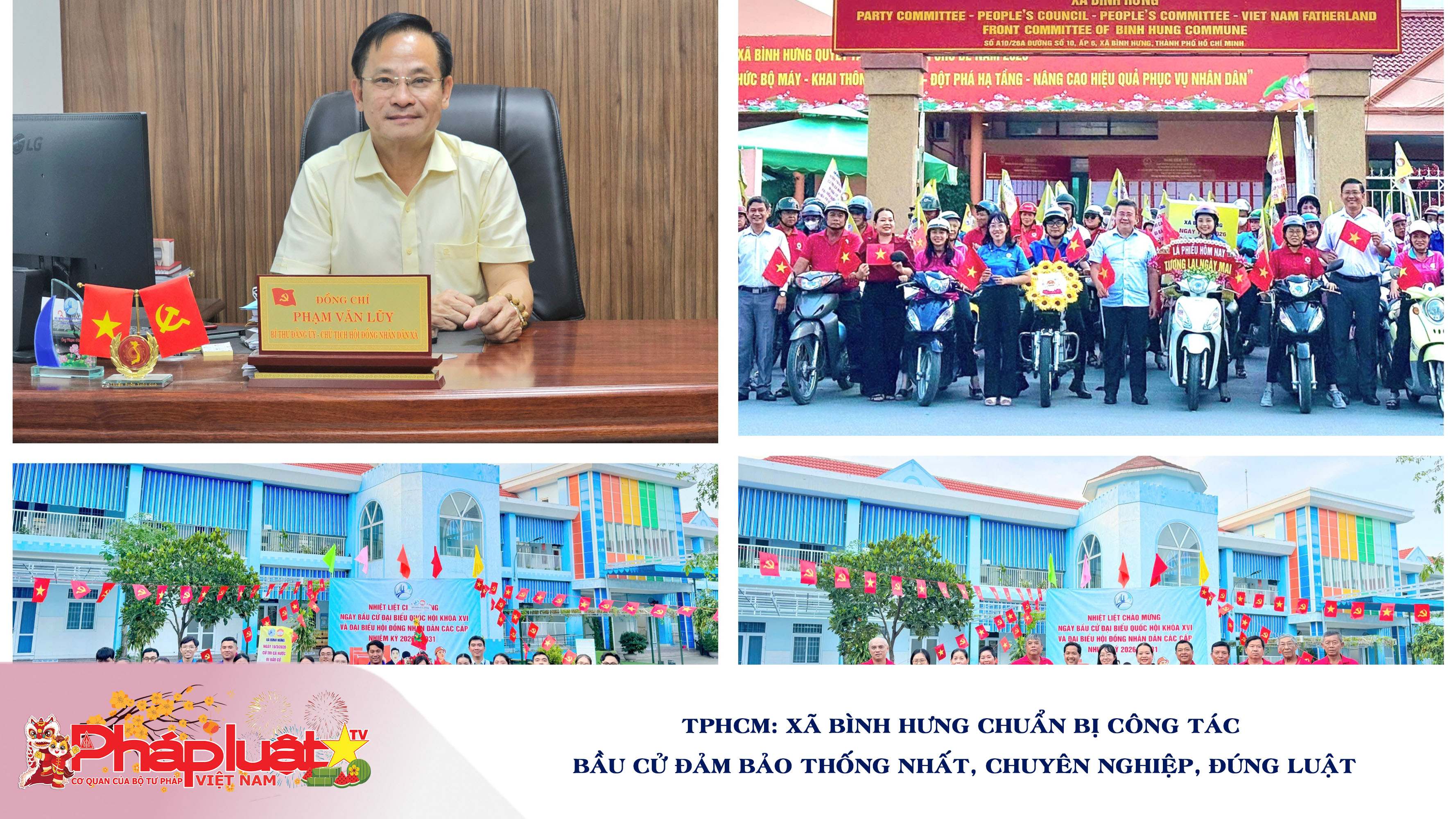TPHCM: Xã Bình Hưng chuẩn bị công tác bầu cử đảm bảo thống nhất, chuyên nghiệp, đúng luật