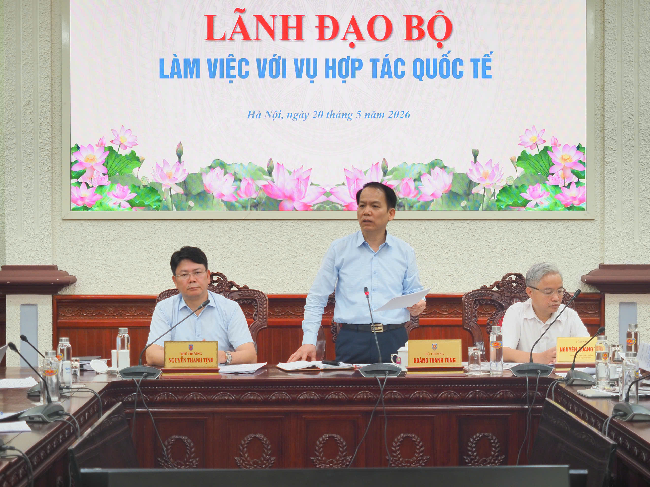 Bộ trưởng Hoàng Thanh Tùng: Hợp tác quốc tế phải thực chất, hiệu quả, tránh dàn trải