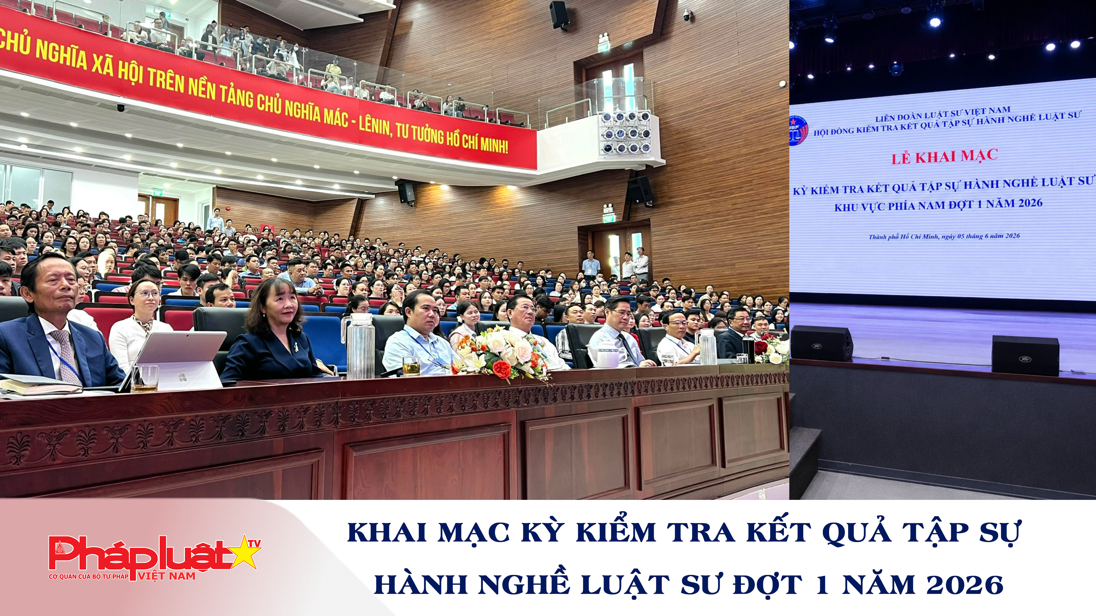 Khai mạc Kỳ kiểm tra kết quả tập sự hành nghề luật sư đợt 1 năm 2026
